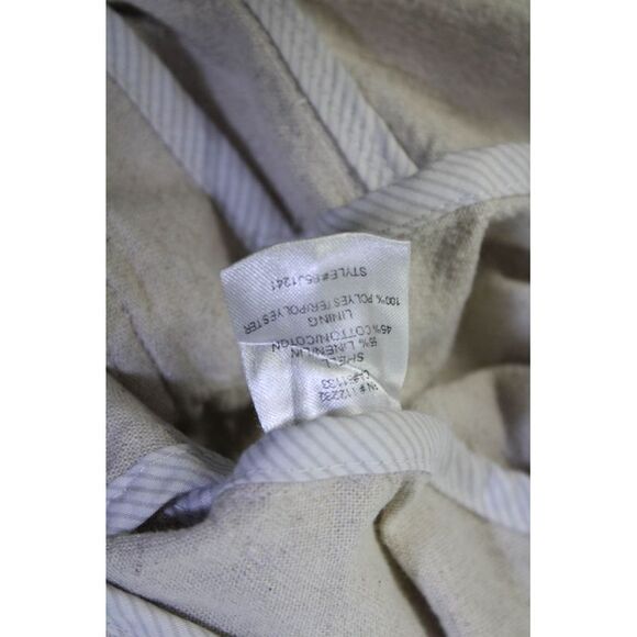 Greylin Anthropologie Womens Long Sleeve Full Zip Crop Biker Jacket Tan Size S - Picture 4 of 6